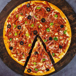 BBQ Meat Machine Pizza
